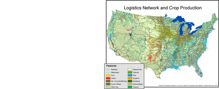 Logistics Network and Crop Production